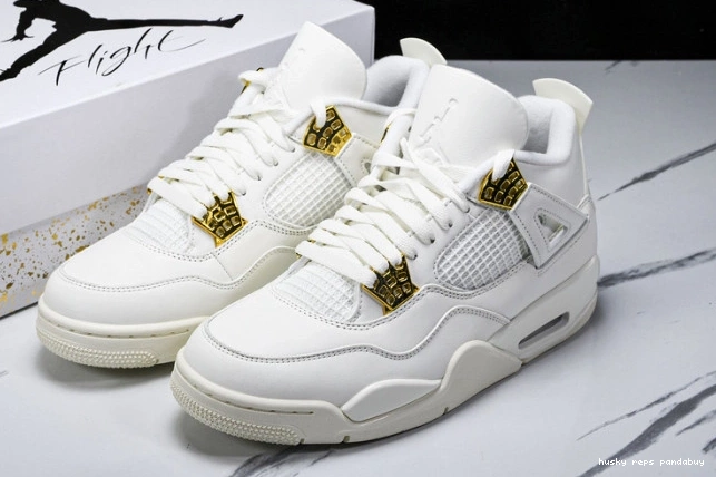 Cheap Husky 4 Metallic Gold Jordan AQ9129-170 Retro 0825